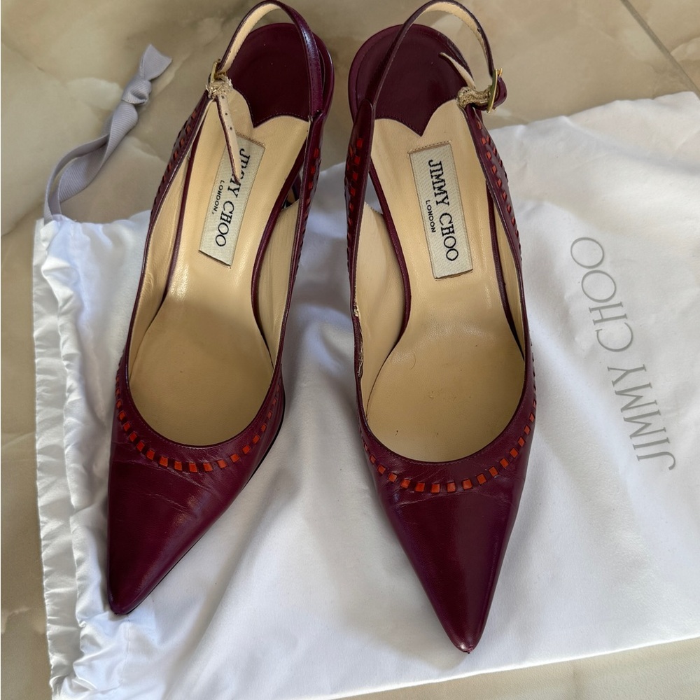 Jimmy Choo leather Heels